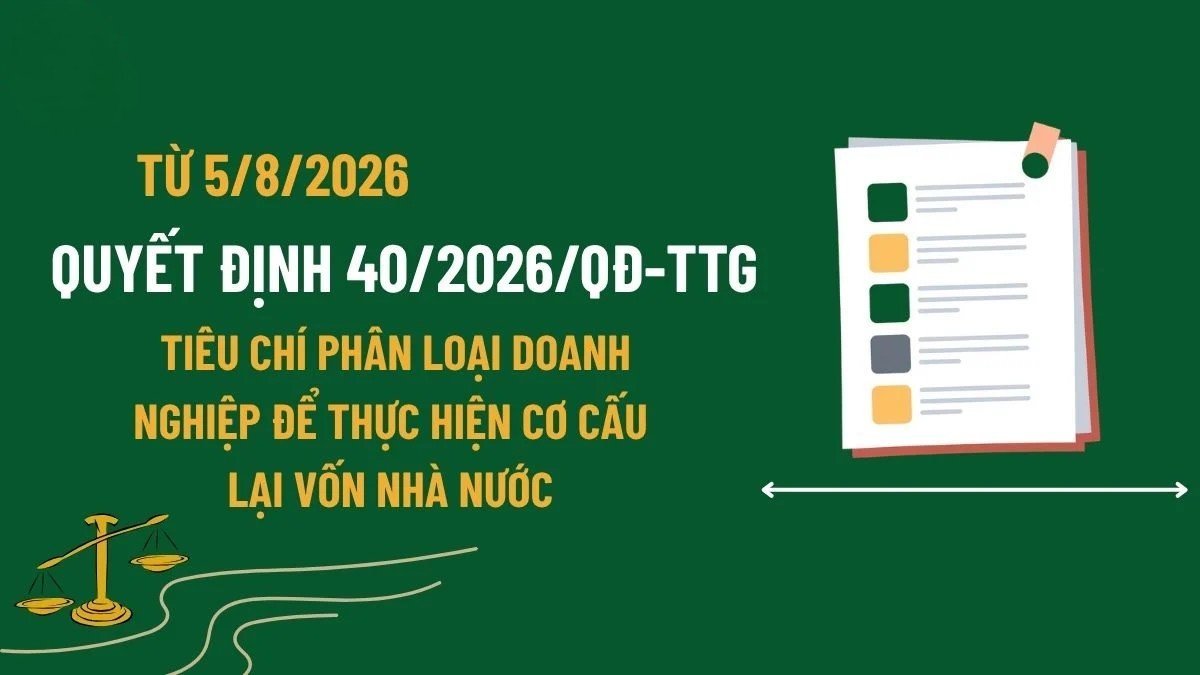 Chính phủ ban hành tiêu chí phân loại doanh nghiệp để cơ cấu lại vốn nhà nước