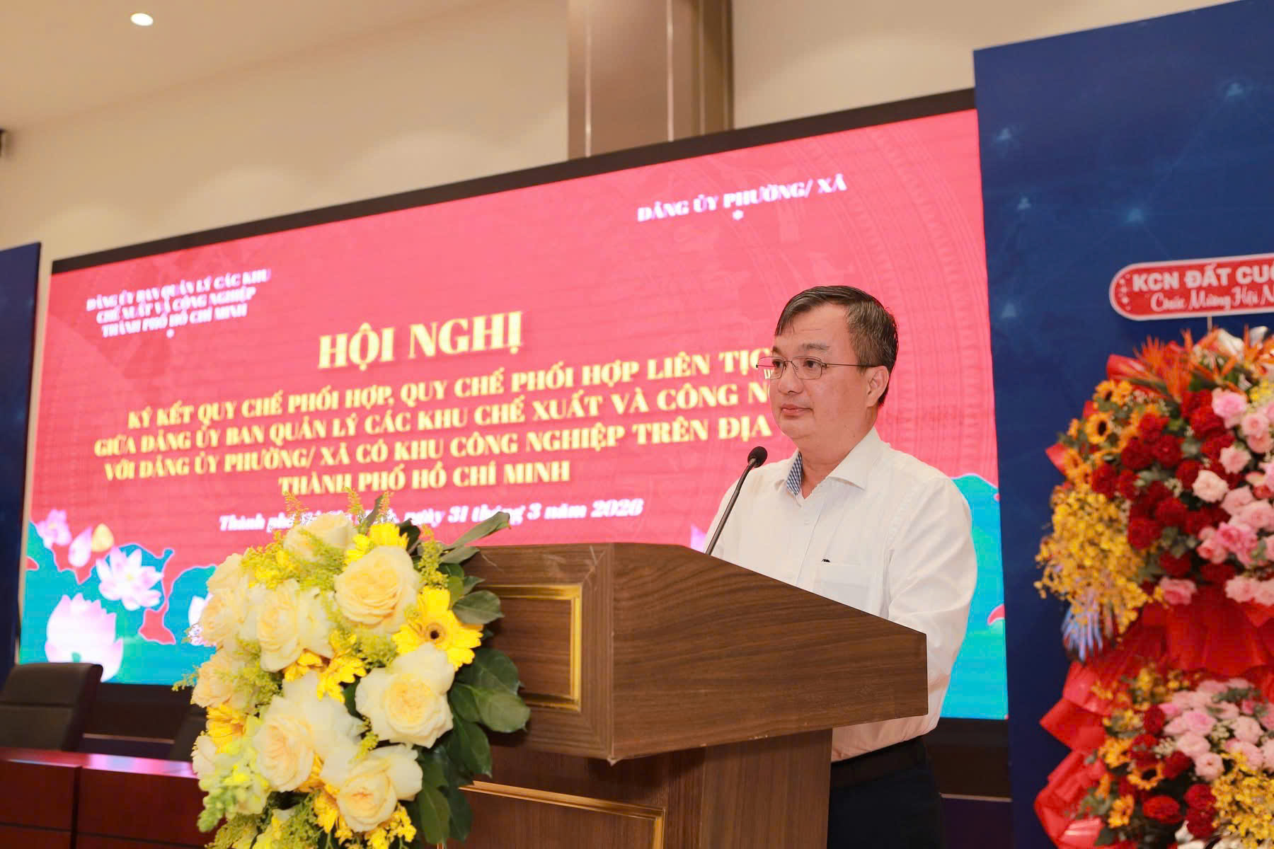 Ban Quản lý các Khu chế xuất và công nghiệp Thành phố Hồ Chí Minh ký kết Quy chế phối hợp và Quy chế phối hợp liên tịch với Đảng ủy phường, xã có khu công nghiệp trú đóng trên địa bàn (Khu vực Bình Dương cũ)