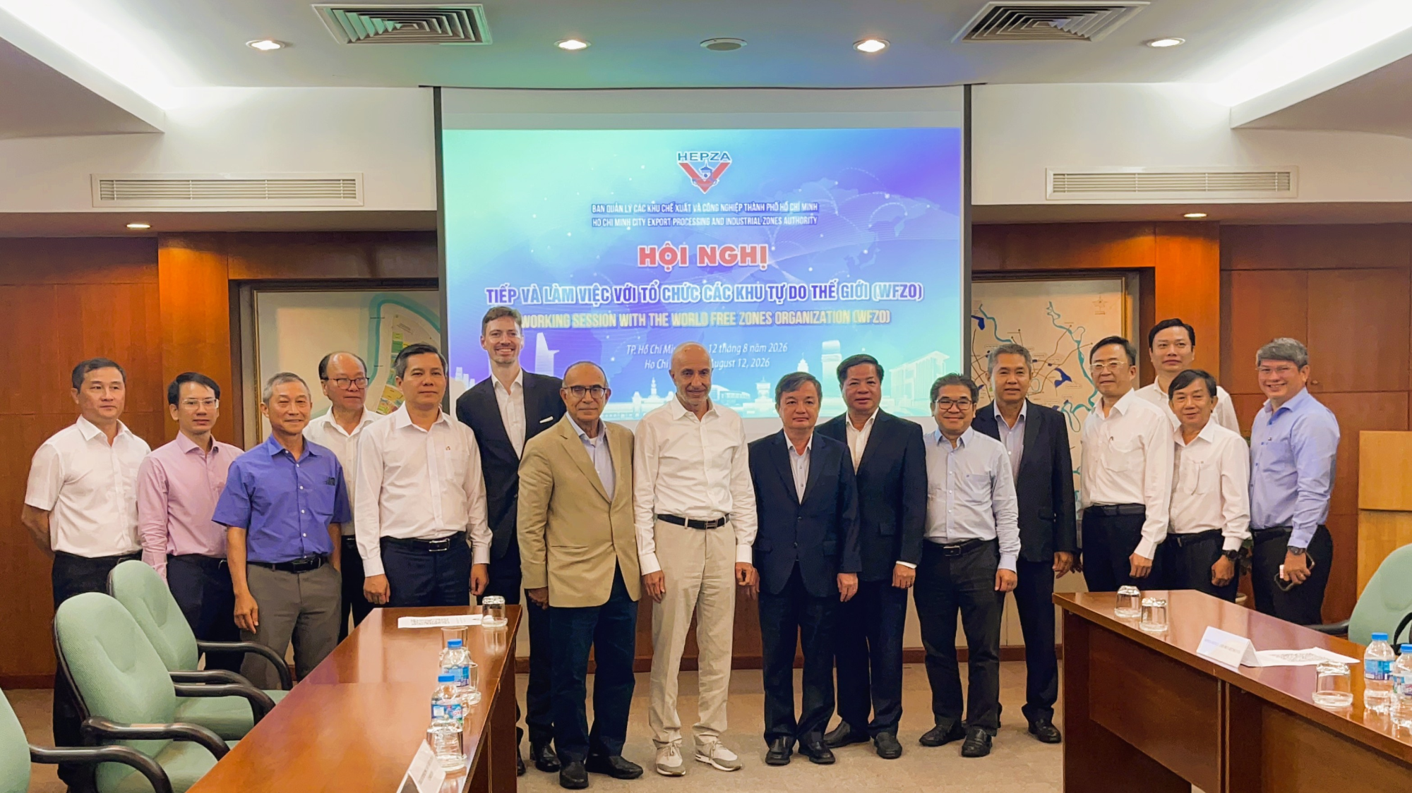 HEPZA làm việc với Tổ chức các Khu Tự do Thế giới (WFZO) về tầm nhìn và chiến lược phát triển Khu thương mại tự do (FTZ)