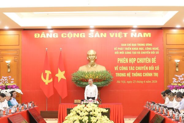 Thông báo số 25-TB/CQTTBCĐ ngày 11/7/2026 của Ban Chỉ đạo Trung ương về phát triển khoa học, công nghệ, đổi mới sáng tạo và chuyển đổi số