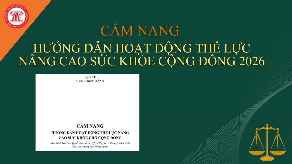 Triển khai “Cẩm nang hướng dẫn hoạt động thể lực nâng cao sức khỏe cho cộng đồng”